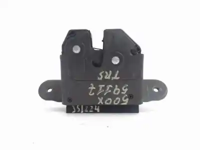 Second-hand car spare part trunk lock for fiat 500x (334_) 1.6 d multijet (334axa1b, 334axa11) oem iam references 52016535