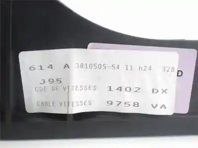 Автозапчастина б/у передач для renault scenic iii (jz) 1.2 grand expression посилання на oem iam 614a381050554  