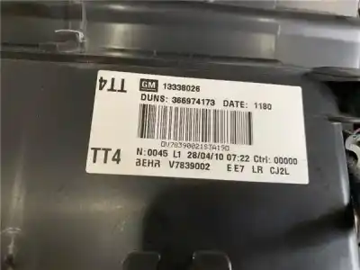 Автозапчастина б/у повне нормальне опалення для opel astra j (p10) 1.6 (68) посилання на oem iam 13338026  