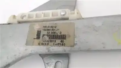 Second-hand car spare part driver left window regulator for opel corsa d 1.3 cdti oem iam references 13298153  39161986