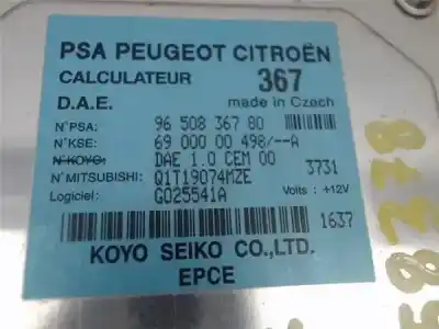 Second-hand car spare part steering control unit for citroen c2 (jm_) 1.4 hdi oem iam references 400688  9650836780