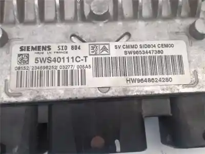 Second-hand car spare part ecu engine control for citroen c2 (jm_) 1.4 hdi oem iam references 5ws40111ct  sw9653447380