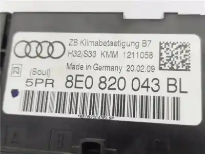 Second-hand car spare part climate control for seat exeo st (3r5) 2.0 reference oem iam references 8e0820043bl  