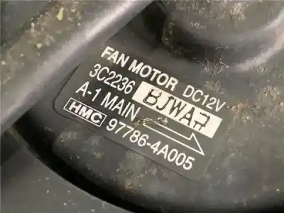 Peça sobressalente para automóvel em segunda mão termoventilador elétrico por hyundai h-1 / starex autobús (a1) 2.5 crdi referências oem iam 977304a065