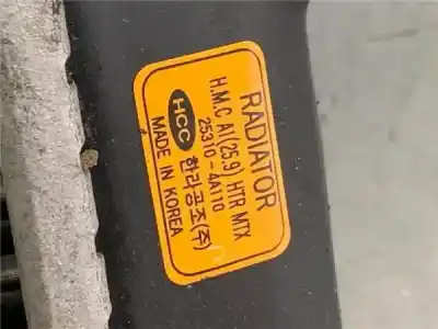 Peça sobressalente para automóvel em segunda mão radiador de água por hyundai h-1 / starex autobús (a1) 2.5 crdi referências oem iam s253104a110