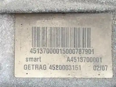 Tweedehands auto-onderdeel VERSNELLINGSBAK voor SMART FORTWO COUPÉ (451)  OEM IAM-referenties A4513700001  