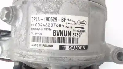 Peça sobressalente para automóvel em segunda mão compressor de ar condicionado a/a a/c por jaguar f-pace (x761) 2.0 td4 awd referências oem iam cpla19d629bf  bvnun8789p