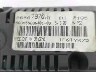 Автозапчастина б/у багатофункційний дисплей для citroen c3 i (fc_, fn_) 1.4 i посилання на oem iam 96597970xt  5555502902