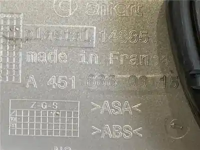 Peça sobressalente para automóvel em segunda mão GRELHA FRONTAL por SMART FORTWO COUPÉ (451)  Referências OEM IAM A4518880115  