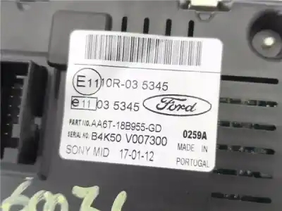 Автозапчастина б/у багатофункційний дисплей для ford fiesta vi (cb1, ccn) 1.6 tdci посилання на oem iam aa6t18b955gd  