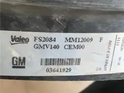 Peça sobressalente para automóvel em segunda mão termoventilador elétrico por citroen c3 aircross ii (2r_, 2c_) 1.2 puretech 110 (2rhnzb 2rhnzw 2rhnpx 2rhnpj) referências oem iam 3641929