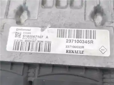 Автозапчастина б/у ебу контролер двигуна для renault scenic iii (jz) 1.5 dynamique посилання на oem iam 237100345r  s180067107a Автозапчастина б/у ебу контролер двигуна для renault scenic iii (jz) 1.5 dynamique посилання на oem iam 237100345r  s180067107a