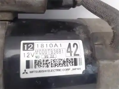 Second-hand car spare part starter motor for mitsubishi colt cz3 berl. 5 (z30a) 1.1 inform (d) oem iam references mr994922  1810a142