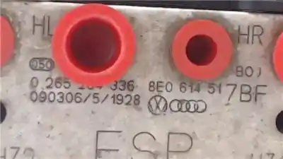 Peça sobressalente para automóvel em segunda mão abs por seat exeo st (3r5) 2.0 reference referências oem iam 8e0614517bg  