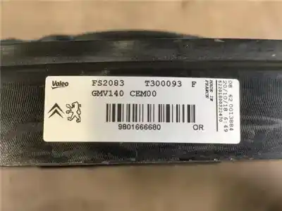 Peça sobressalente para automóvel em segunda mão termoventilador elétrico por citroen c4 cactus 1.5 bluehdi 100 referências oem iam 1253h4