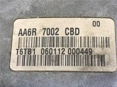 Автозапчастина б/у коробка передач для ford fiesta vi (cb1, ccn) 1.6 tdci посилання на oem iam aagr7002cbd