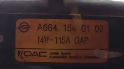 Автозапчасти б/у генератор за ssangyong kyron 2.0 200 xdi 2wd ссылки oem iam a6641540102  