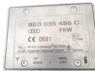 Second-hand car spare part electronic module for audi a6 avant (4f5) 2.0 tdi oem iam references 8e0035456c  