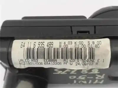 Автозапчасти б/у климат-контроль за mini mini (r50,r53) 1.6 16v cat ссылки oem iam 64116935489  