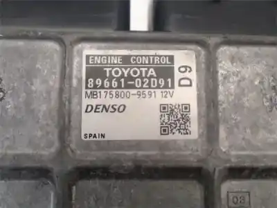 Second-hand car spare part ecu engine control for toyota auris (e15) 2.0 d-4d oem iam references 8966102d91  8966112b02