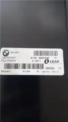 Peça sobressalente para automóvel em segunda mão centralina de luzes por bmw serie 1 berlina (e81/e87) 2.0 118d referências oem iam 61356955488