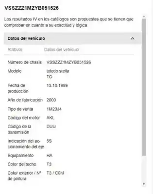 Автозапчасти б/у коробка передач за seat toledo ii (1m2) 1.6 ссылки oem iam duu  