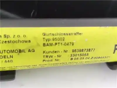 Автозапчасти б/у крюк для ремня передний правый за citroen c3 i (fc_, fn_) 1.1 i ссылки oem iam 8973tg  9639873877