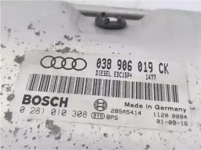 Автозапчастина б/у ебу контролер двигуна для audi a3 (8l) 1.9 tdi ambiente посилання на oem iam 038906019ck  281010308