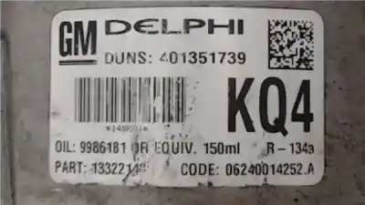 Автозапчасти б/у компрессор кондиционера воздуха за opel astra h (a04) 1.7 cdti (l48) ссылки oem iam 39201703  