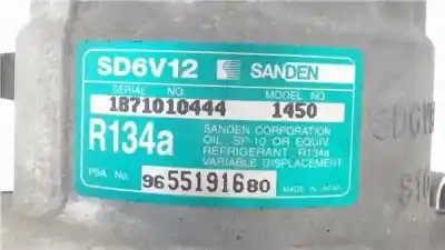 Peça sobressalente para automóvel em segunda mão compressor de ar condicionado a/a a/c por citroen c2 (jm_) 1.1 referências oem iam 6453qg  9655191680