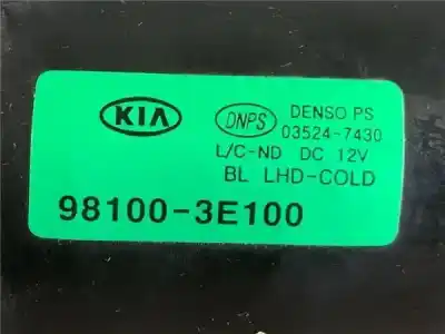 Pièce détachée automobile d'occasion moteur d'essuie-glace avant pour kia sorento (bl) 2.5 crdi références oem iam 981103e000