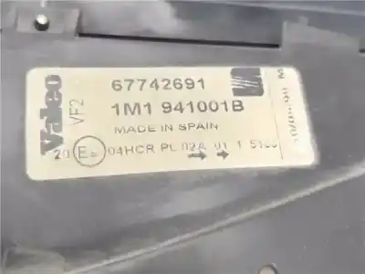 Peça sobressalente para automóvel em segunda mão farol / farolim esquerdo por seat toledo ii (1m2) 1.6 referências oem iam 1m1941001b  67742691