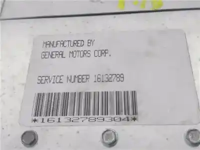 Peça sobressalente para automóvel em segunda mão centralina de motor uce por opel kadett e (t85) 1.6 i (c19, d19) referências oem iam 16132789  