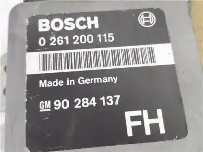 Second-hand car spare part ecu engine control for opel kadett e 2.0 i oem iam references 90284137  0261200115