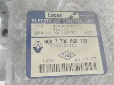 İkinci el araba yedek parçası ecu motor kontrol cihazi için renault megane scenic (ja0/1_) 1.9 dti (ja0n) oem iam referansları 7700868189  r04080005f