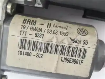Автозапчастина б/у двигатель переднього ліва вікна для seat toledo ii (1m2) 1.9 tdi посилання на oem iam 1j0959801f  
