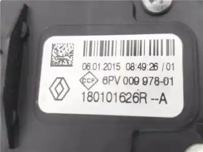Second-hand car spare part accelerator pedal for renault master iii autobús (jv) 2.3 dci 125 fwd (jv0c jv0d jv0h jv0g jv0j) oem iam references 180101626r  