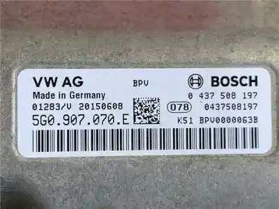 Pièce détachée automobile d'occasion CONVERTISSEUR pour VOLKSWAGEN GOLF VII (5G1/BE1) Híbrido GTE Références OEM IAM 5G0907070E  