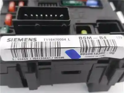 Peça sobressalente para automóvel em segunda mão caixa de fusíveis e relés por citroen c2 (jm_) 1.4 hdi referências oem iam 96506183980  t118470004l