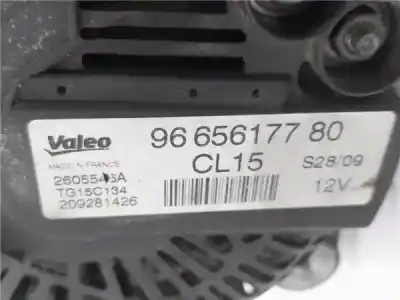 Pezzo di ricambio per auto di seconda mano alternatore per citroen c4 picasso i monospace (ud_) 1.6 hdi riferimenti oem iam 9665617780  tg15c134