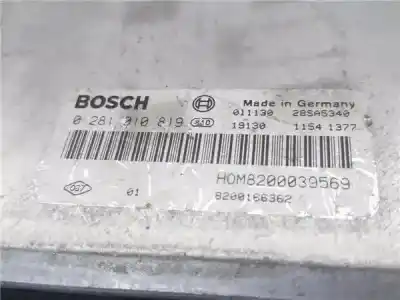 Gebrauchtes Autoersatzteil ecu-motorsteuergerät uce motorsteuergerät zum renault scénic i monospace (ja0/1_, fa0_) 1.9 dci (ja05, ja1f) oem-iam-referenzen 8200039569  281010819