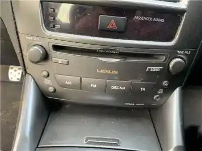 Peça sobressalente para automóvel em segunda mão sistema de áudio / rádio cd por lexus is ii (_xe2_) 220 d (ale20) referências oem iam 8612053400  8401053040