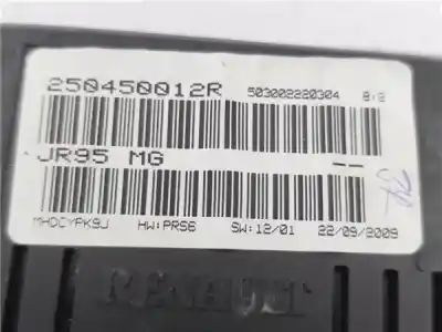 Second-hand car spare part dashboard for renault scenic iii (jz) 1.5 dynamique oem iam references 250450012r  248100293r Second-hand car spare part dashboard for renault scenic iii (jz) 1.5 dynamique oem iam references 250450012r  248100293r