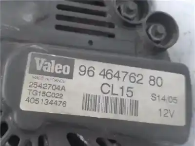 Peça sobressalente para automóvel em segunda mão alternador por citroen c2 (jm_) 1.4 hdi referências oem iam 9646476280  2542704a