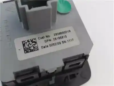 Second-hand car spare part rearview side mirror switch for renault scenic iii (jz) 1.5 dynamique oem iam references 283950001r   Second-hand car spare part rearview side mirror switch for renault scenic iii (jz) 1.5 dynamique oem iam references 283950001r