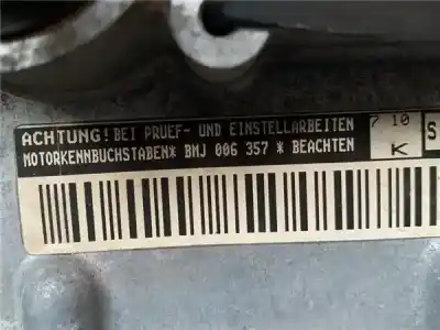 Second-hand car spare part complete engine for audi a3 (8p1) 3.2 ambition quattro oem iam references bmj  