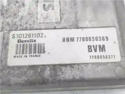 Автозапчастина б/у ебу контролер двигуна для renault clio ii fase i (b/cb0) 1.4 16v (b/cb0l) посилання на oem iam 7700850369  s101261102b