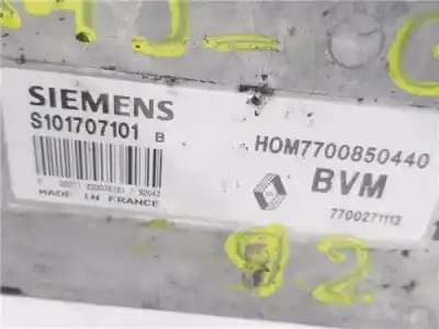 Second-hand car spare part ecu engine control for renault r 19 berl. con portón (b/c53) 1.7 (b/c53b) oem iam references 7700850440  s101707101b