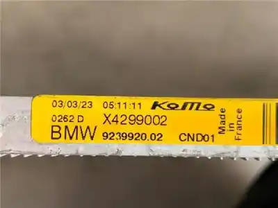 Pezzo di ricambio per auto di seconda mano radiatore riscaldamento/aria condizionata per mini mini (r56) 1.6 cooper s riferimenti oem iam 923992002  x4299002