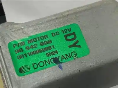 Second-hand car spare part passenger side right window regulator for chevrolet aveo hatchback 1.2 ls oem iam references 95015330